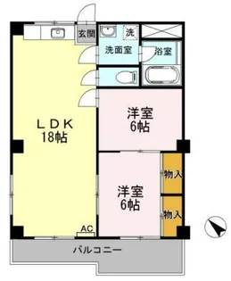 愛知県名古屋市天白区島田2【マンション】の間取り
