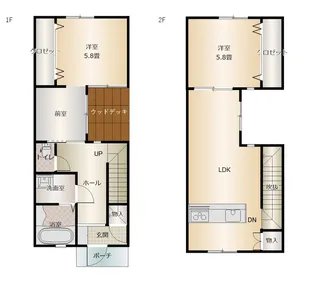 新潟県新潟市南区白根古川【一戸建】の間取り