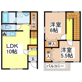 熊本県八代市葭牟田町【一戸建】の間取り