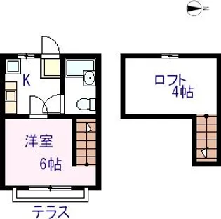 ビバルディワン【1階】の間取り