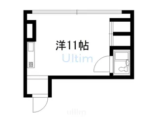 丸富マンション【5階】の間取り