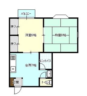 シモーヌレイク【2階】の間取り