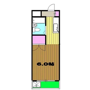 インセゾン弐番館【2階】の間取り