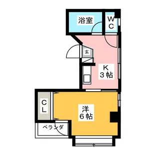カサデナカノ【4階】の間取り