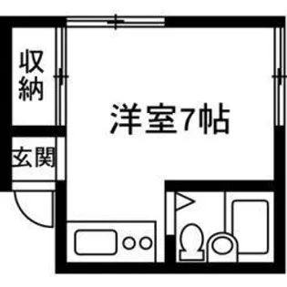 アドニスASコーポ【3階】の間取り