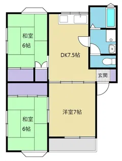 ジュメールI【2階】の間取り