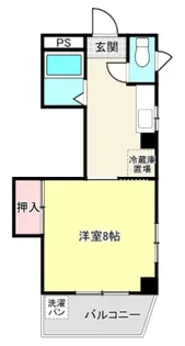 ウガワビル【3階】の間取り