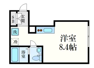 COLLINA本浦20【1階】の間取り