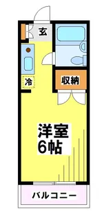 東京都調布市東つつじケ丘2【アパート】の間取り
