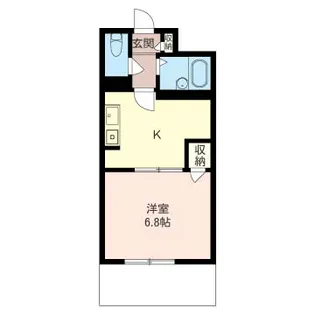 アービス柳前【1階】の間取り