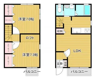コート・ミディの間取り
