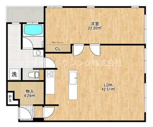 アヴェニール戸田【5階】の間取り