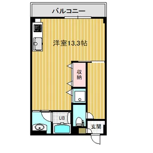 View駒見ハイツ【2階】の間取り