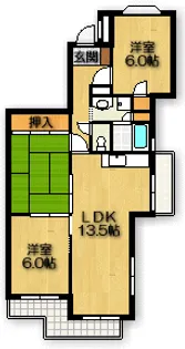 スカイラーク丘上【2階】の間取り