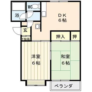 ピノキオA棟【1階】の間取り