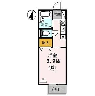 ブリュンヒルト【1階】の間取り