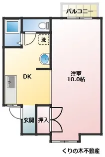 アルフィーハイツ【1階】の間取り