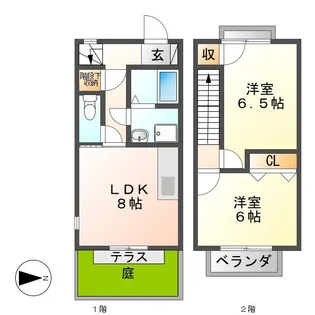 Aqua21【1階】の間取り