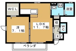 Casa Verde【1階】の間取り