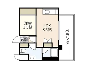 ALIVIO【3階】の間取り