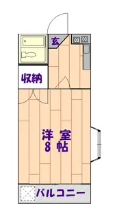 メゾンマンサード【3階】の間取り