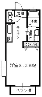 シェリーメゾン【1階】の間取り