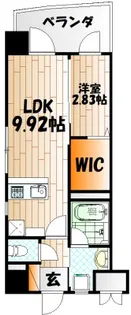 福岡県北九州市小倉北区馬借1【マンション】の間取り