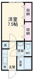 サイドワン【2階】の間取り