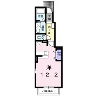 ミモザ【1階】の間取り