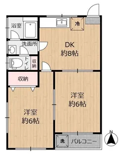 東京都足立区花畑5【マンション】の間取り