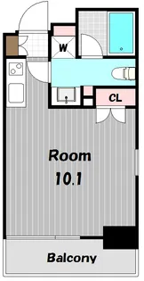 コスモリード川崎【4階】の間取り