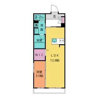 ウィズレジデンス藤枝【3階】の間取り