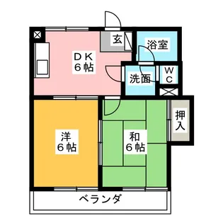 PATIO富士【1階】の間取り