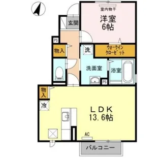 ディモルフォセカ A【1階】の間取り