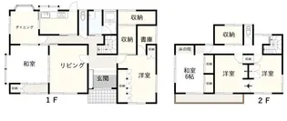 茨城県鹿嶋市宮中8【一戸建】の間取り