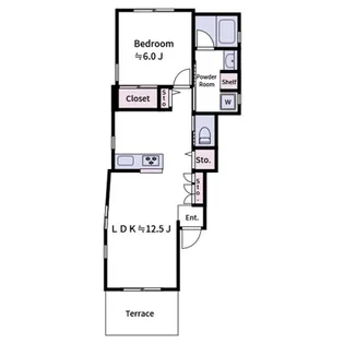 Shirokanedai3【1階】の間取り