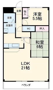 ハイツ・エクシード【4階】の間取り