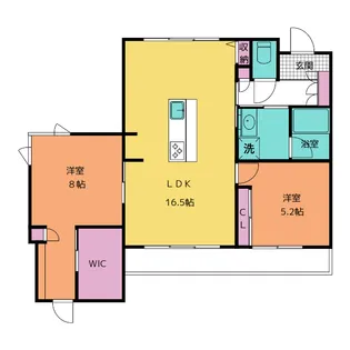 ルミチェーロ【2階】の間取り