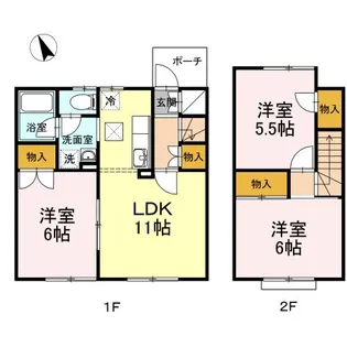 3LDKの間取り画像