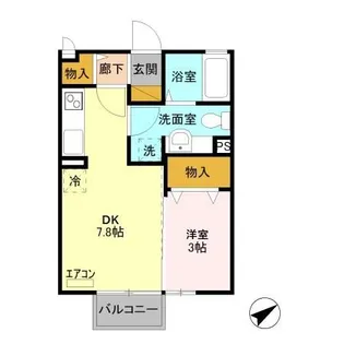 AMM プランドール【2階】の間取り