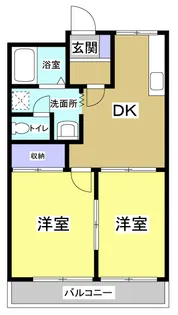 レインボーパレス一番館【1階】の間取り