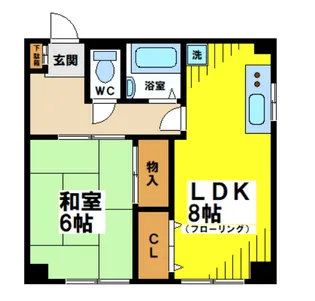 大和屋ビル【3階】の間取り