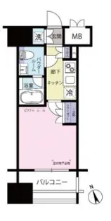 Rising place 川崎【8階】の間取り