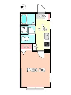 ヴァンベール【1階】の間取り