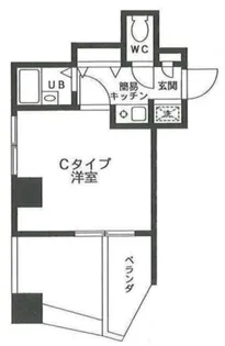 銀杏館【3階】の間取り