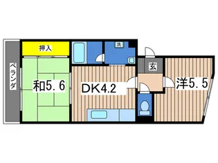 M・ステージ保土ヶ谷【5階】の間取り