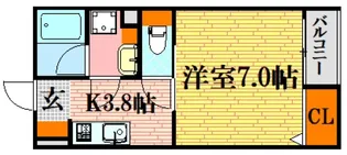ソレイユ本地・月【1階】の間取り