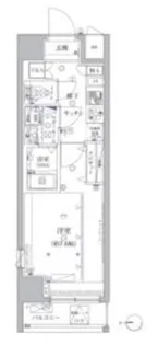 クレイシア桜新町【6階】の間取り