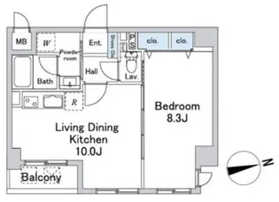 KDXレジデンス桜上水【5階】の間取り