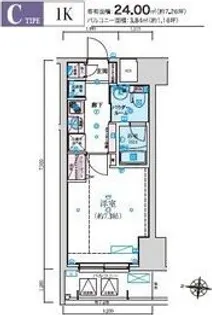 リヴシティ栄【3階】の間取り